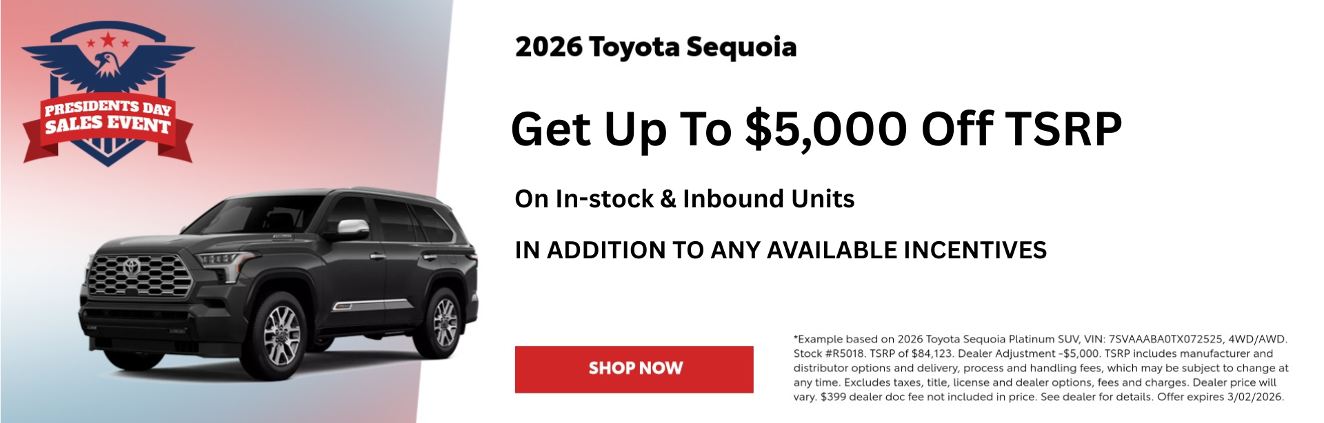 2026 Toyota Sequoia